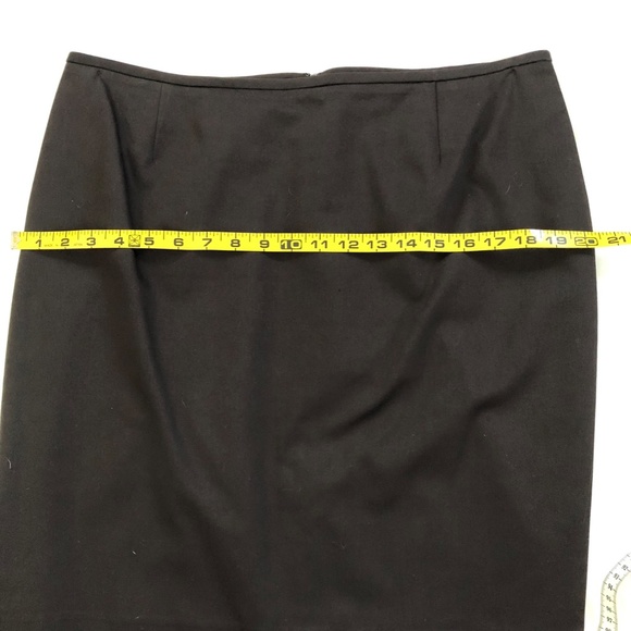 Tahari ASL Women’s Two Piece Gold and Dark Brown Cap Sleeve Skirt Suit Size 14P - Picture 12 of 16